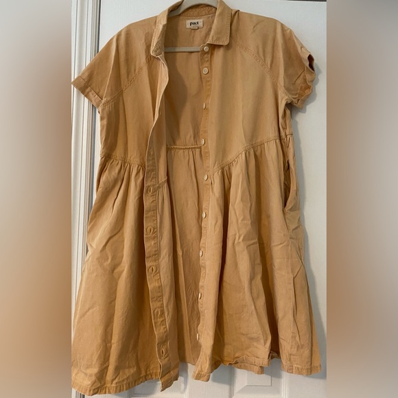 Daffodil Chambray Denim Shirt Dress - Picture 8 of 10